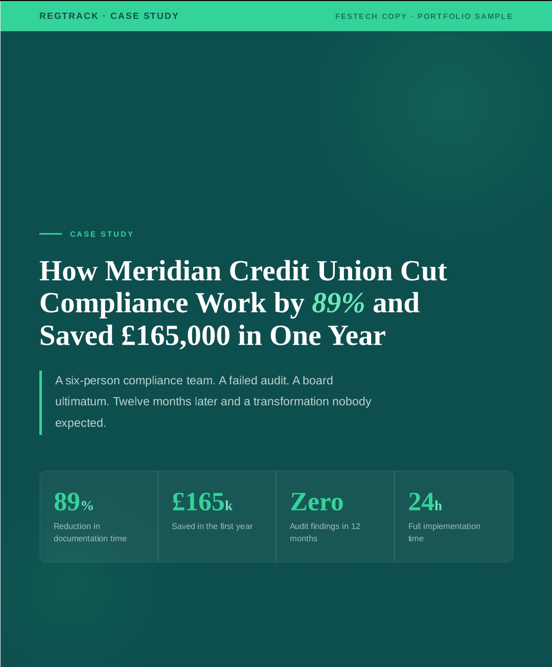 Fintech & Finance Case Study